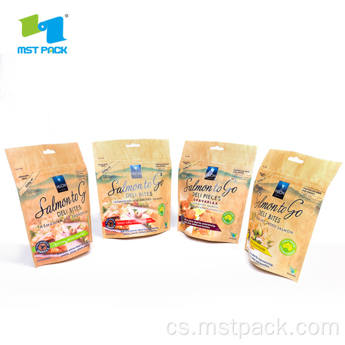 Sáček na papír Kraft Stand Up Pouch Food Bag